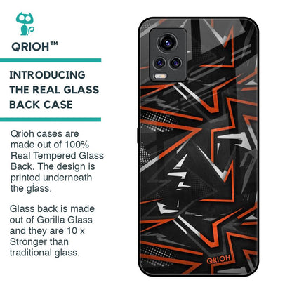 Vector Art Glass Case for Vivo V20 Pro