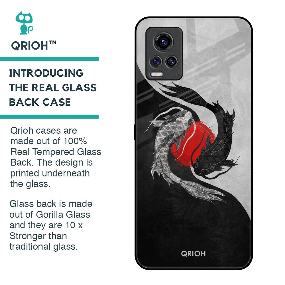 Japanese Art Glass Case for Vivo V20 Pro