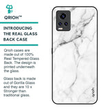 Modern White Marble Glass Case for Vivo V20 Pro