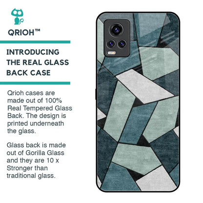 Abstact Tiles Glass Case for Vivo V20 Pro
