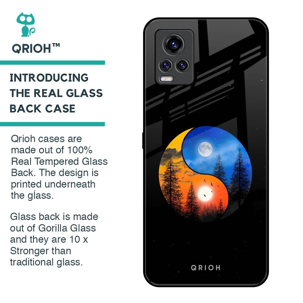 Yin Yang Balance Glass Case for Vivo V20 Pro