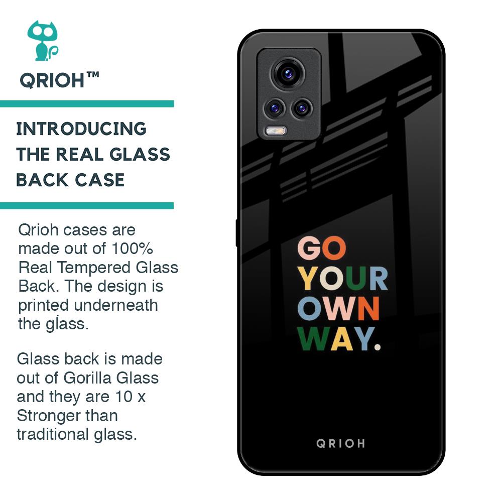 Go Your Own Way Glass Case for Vivo V20 Pro