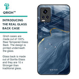 Deep Ocean Marble Glass Case for Vivo V20 Pro