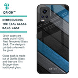 Multicolor Wooden Effect Glass Case for Vivo V20 Pro