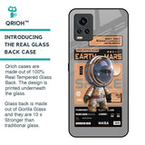 Space Ticket Glass Case for Vivo V20 Pro