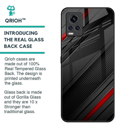 Modern Abstract Glass Case for Vivo V20 Pro