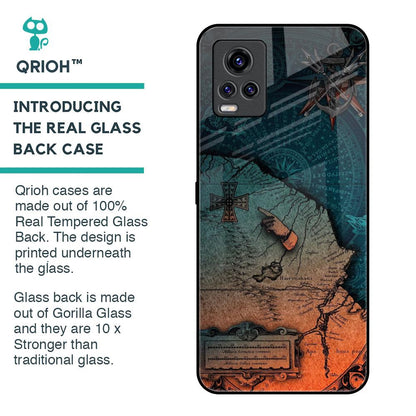 Geographical Map Glass Case for Vivo V20 Pro