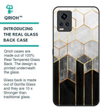 Tricolor Pattern Glass Case for Vivo V20 Pro