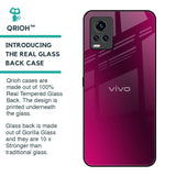 Pink Burst Glass Case for Vivo V20 Pro