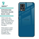 Cobalt Blue Glass Case for Vivo V20 Pro