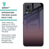 Grey Ombre Glass Case for Vivo V20 Pro