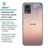 Golden Mauve Glass Case for Vivo V20 Pro