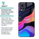 Colorful Fluid Glass Case for Vivo V20 Pro