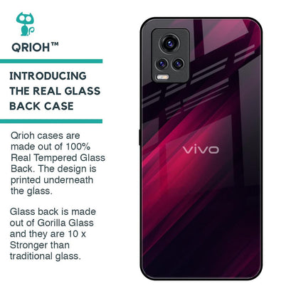 Razor Black Glass Case for Vivo V20 Pro