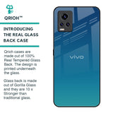 Celestial Blue Glass Case For Vivo V20 Pro
