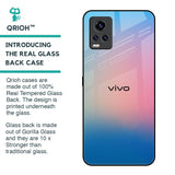 Blue & Pink Ombre Glass case for Vivo V20 Pro