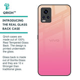 Pastel Pink Gradient Glass Case For Vivo V20 Pro