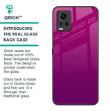 Magenta Gradient Glass Case For Vivo V20 Pro