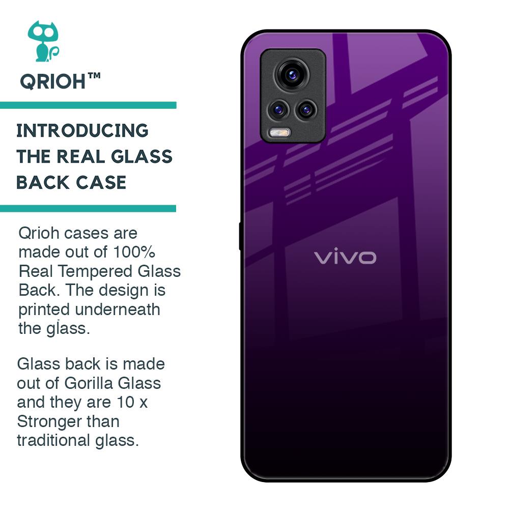 Harbor Royal Blue Glass Case For Vivo V20 Pro