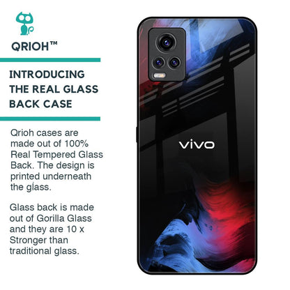 Fine Art Wave Glass Case for Vivo V20 Pro