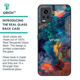 Colored Storm Glass Case for Vivo V20 Pro