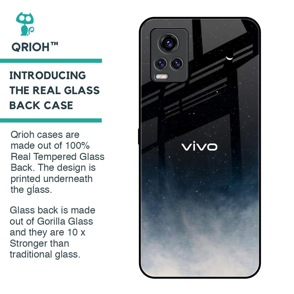 Aesthetic Sky Glass Case for Vivo V20 Pro