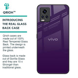 Dark Purple Glass Case for Vivo V20 Pro