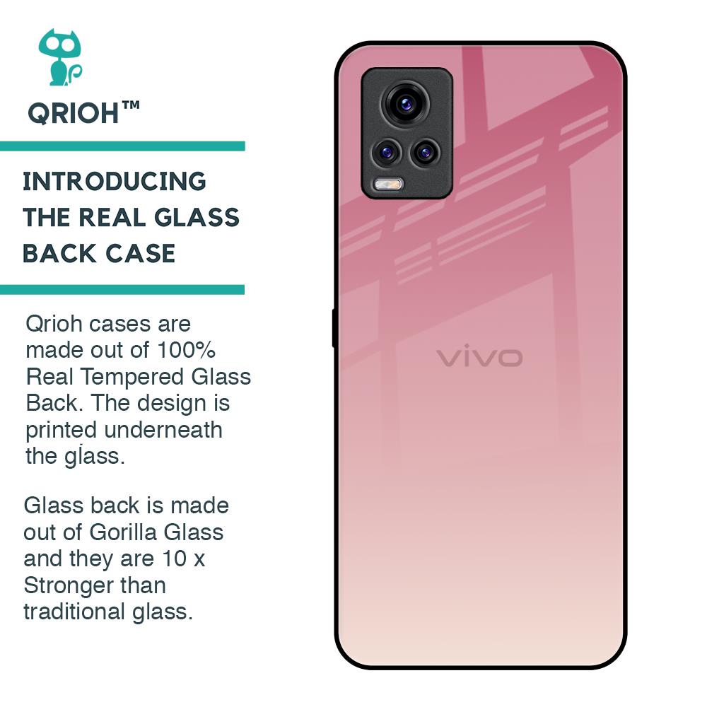 Blooming Pink Glass Case for Vivo V20 Pro