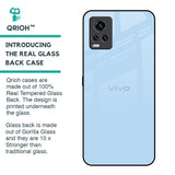 Pastel Sky Blue Glass Case for Vivo V20 Pro
