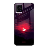 Morning Red Sky Vivo V20 Pro Glass Cases & Covers Online