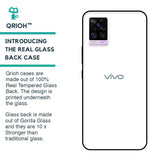 Arctic White Glass Case for Vivo V20 Pro