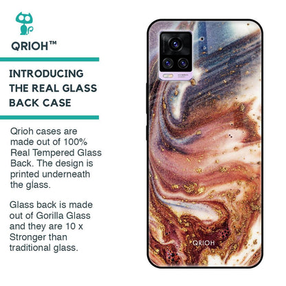 Exceptional Texture Glass Case for Vivo V20 Pro