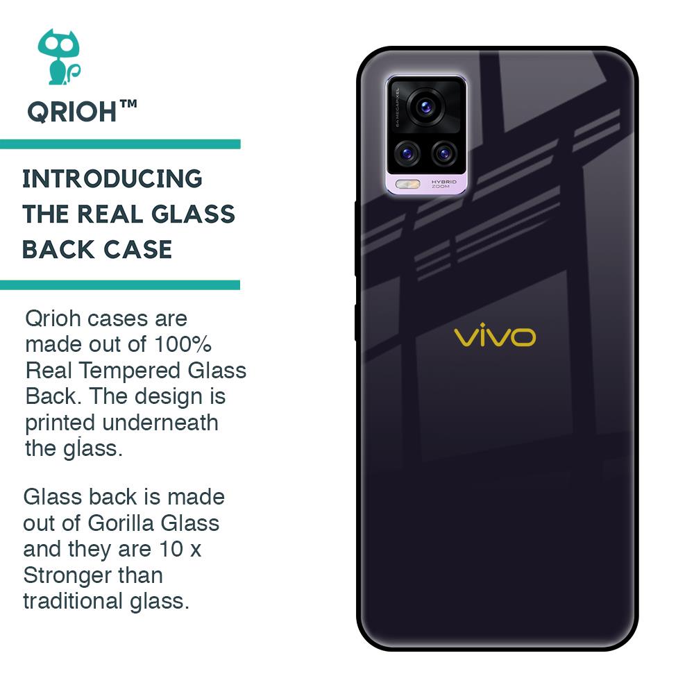 Deadlock Black Glass Case For Vivo V20 Pro