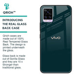 Hunter Green Glass Case For Vivo V20 Pro