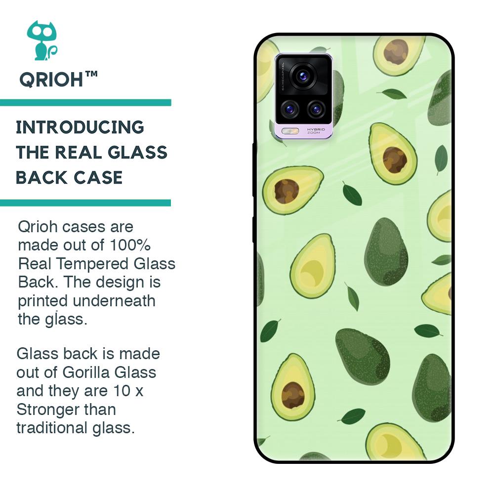 Pears Green Glass Case For Vivo V20 Pro