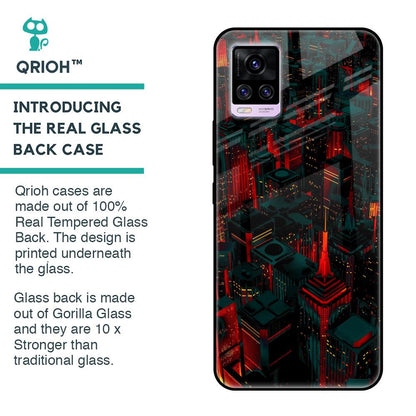 City Light Glass Case For Vivo V20 Pro