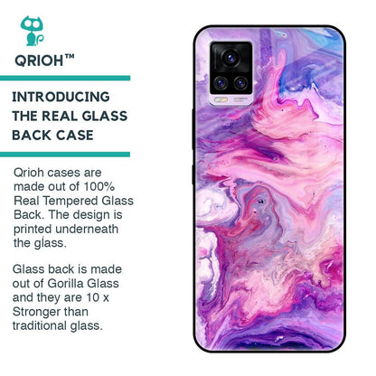 Cosmic Galaxy Glass Case for Vivo V20 Pro