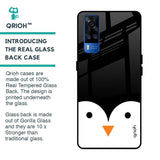 Cute Penguin Glass Case for Vivo Y51 2020