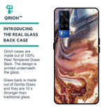 Exceptional Texture Glass Case for Vivo Y51 2020