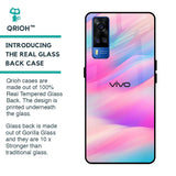 Colorful Waves Glass case for Vivo Y51 2020