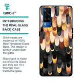 Bronze Abstract Glass Case for Vivo Y51 2020