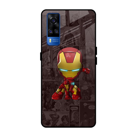 Angry Baby Super Hero Vivo Y51 2020 Glass Back Cover Online