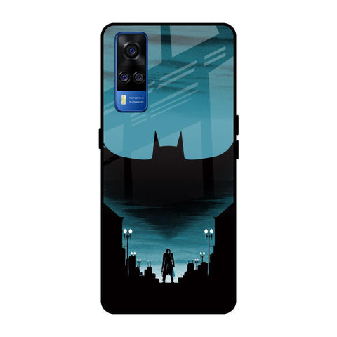 Cyan Bat Vivo Y51 2020 Glass Back Cover Online