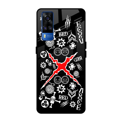 Red Zone Vivo Y51 2020 Glass Back Cover Online