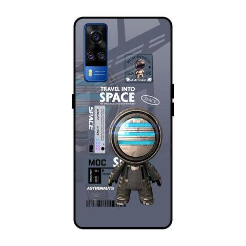 Space Travel Vivo Y51 2020 Glass Back Cover Online