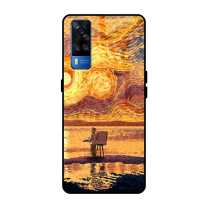 Sunset Vincent Vivo Y51 2020 Glass Back Cover Online