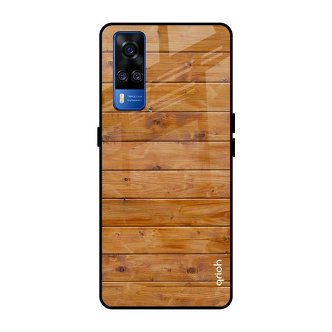 Timberwood Vivo Y51 2020 Glass Back Cover Online
