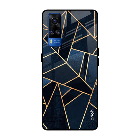 Abstract Tiles Vivo Y51 2020 Glass Back Cover Online