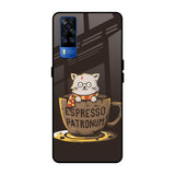 Tea With Kitty Vivo Y51 2020 Glass Back Cover Online