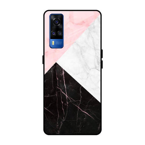 Marble Collage Art Vivo Y51 2020 Glass Back Cover Online
